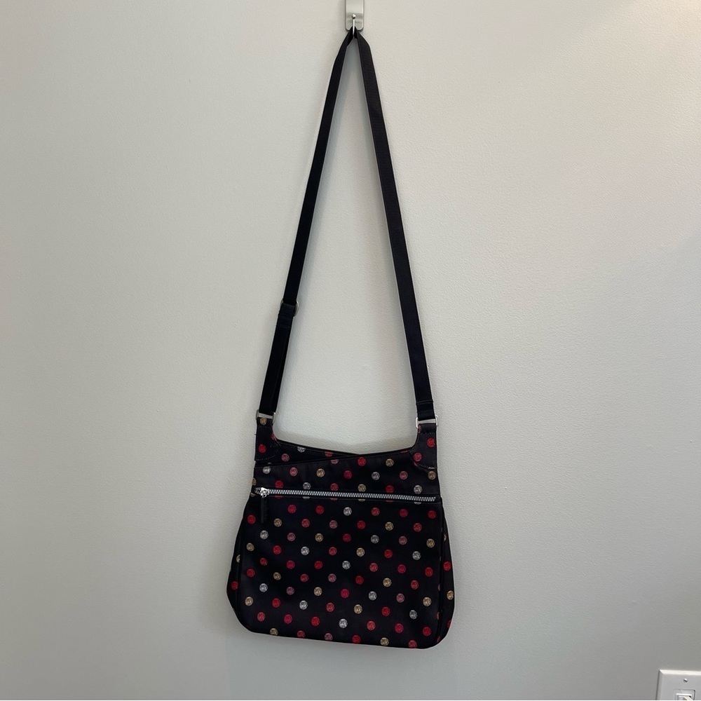 Vera Bradley Slim Crossbody Bag Havana Dots Traveling